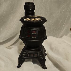 Brooks Black and Red Ceramic Art Piece